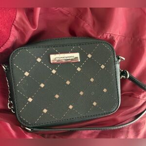 Michael Kors Black Quilted Crossbody with Stud Accents